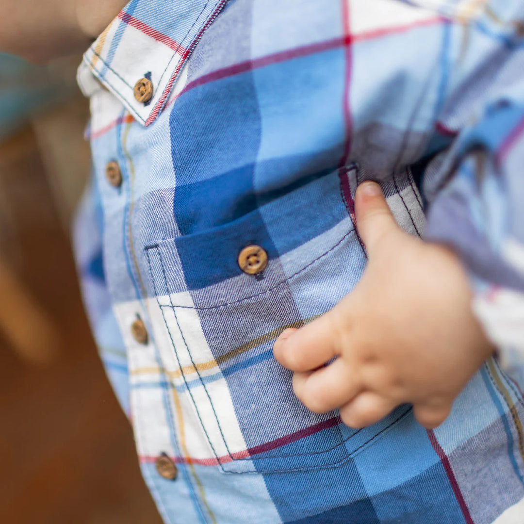 Baby Blue Paid Shirt