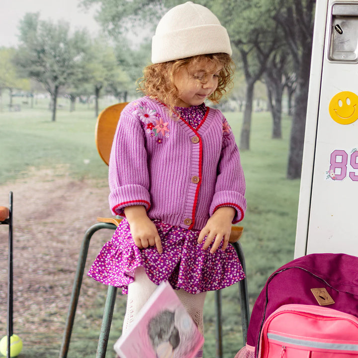 Baby Dress | Purple Floral