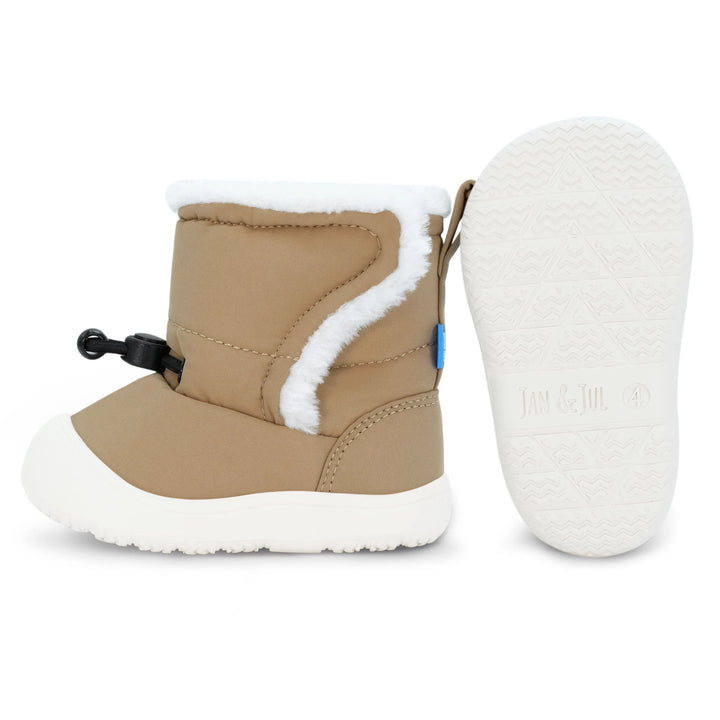 Stay-Put Trail Booties | Soft Brown