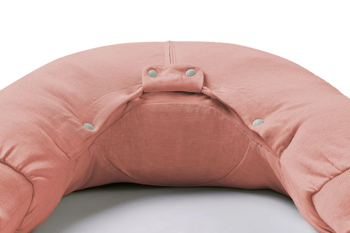 Bamboo Jersey Footed Sleep Bag | 0.5 TOG in Coral Almond