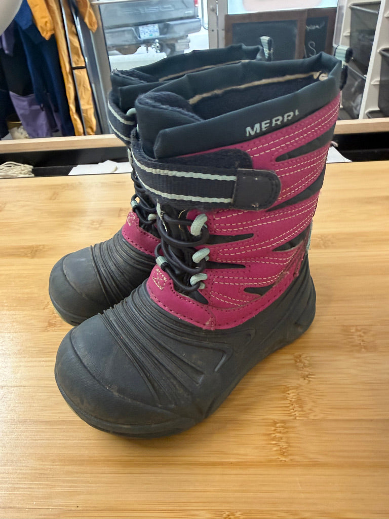 Merrell Snow Quest Lite 3.0 Waterproof Boot – 8M | Fuchsia Galosh Style -35°F Rated