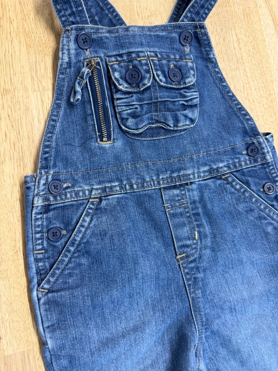 Old Navy Vintage Denim Overalls – Toddler 3T | 2004 Dated - Nest and Sprout-Consignment