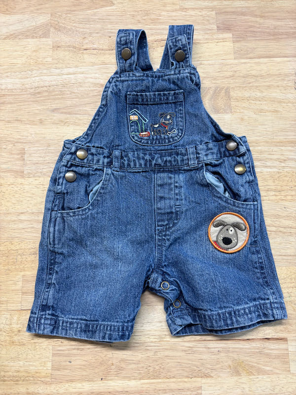 George Puppy Denim Overalls | Size 12M