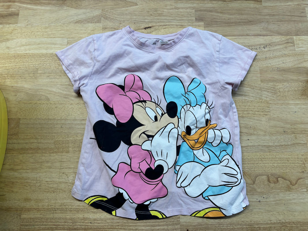 H&M Mickey Mouse Pink Shirt | Size 8–10Y