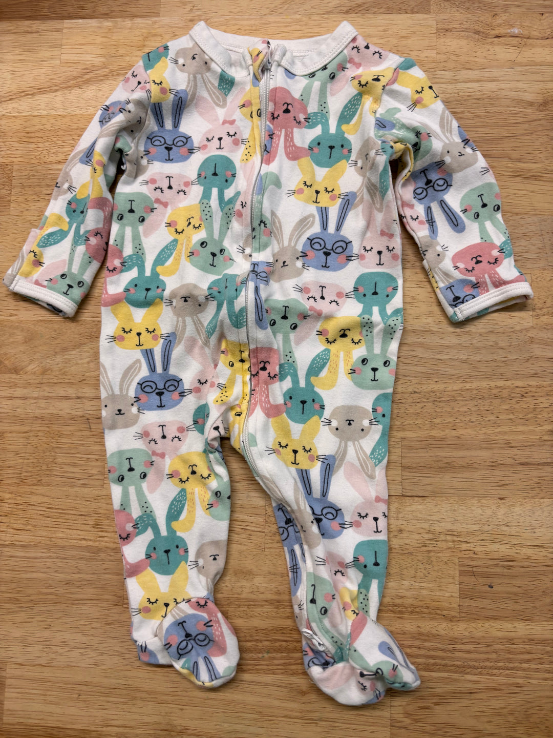 Baby Berry Sleeper – 3-6M Bunny Footed