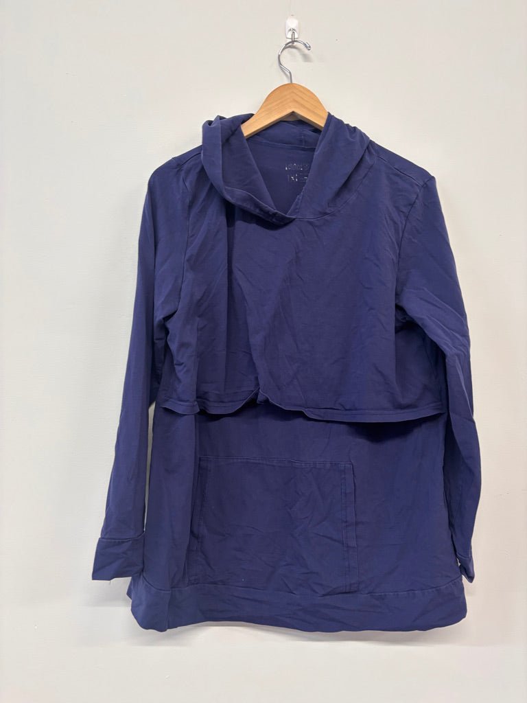Latched Mama Hoodie – Size 1X Navy Blue - Nest and Sprout - Consignment