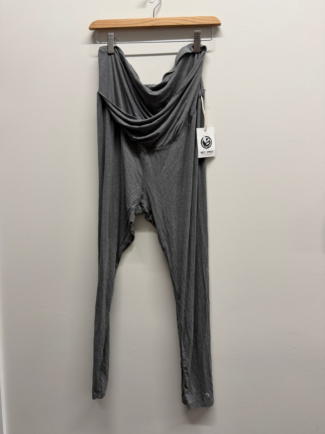 Nest Basics Under-Belly Leggings – XL | Light Grey Lightweight