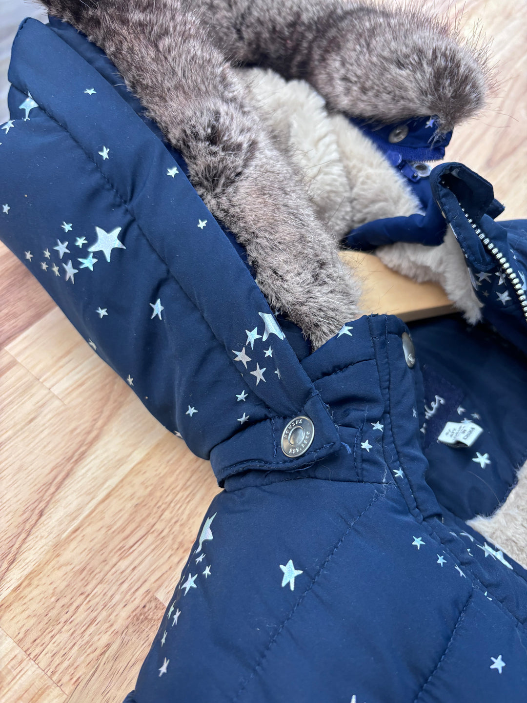 Joules 4-5 Year Blue Star Parka Clearance