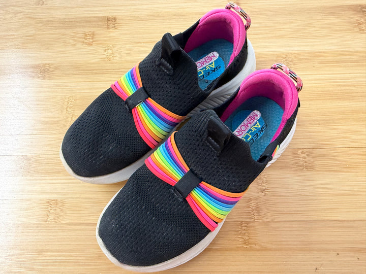 Skechers Air Cooled Memory Fit Knit Shoes – 13 | Black