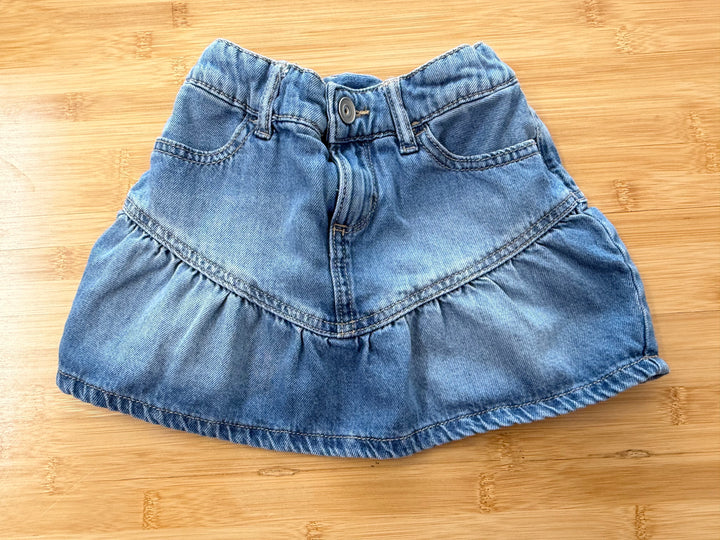 The Children's Place Denim Skort – 5 | Nylon Shorts Adjustable Waist