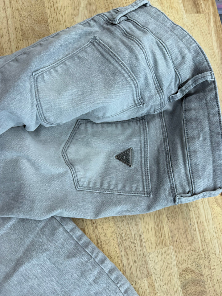 Guess Raw Edge Denim Jeans – 25 (CN 160) | Light Grey Adult