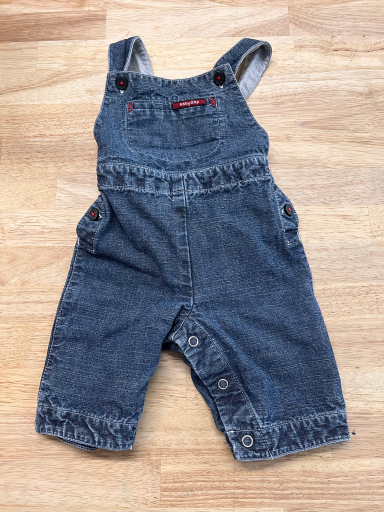 Gap 3-6M Denim Overalls