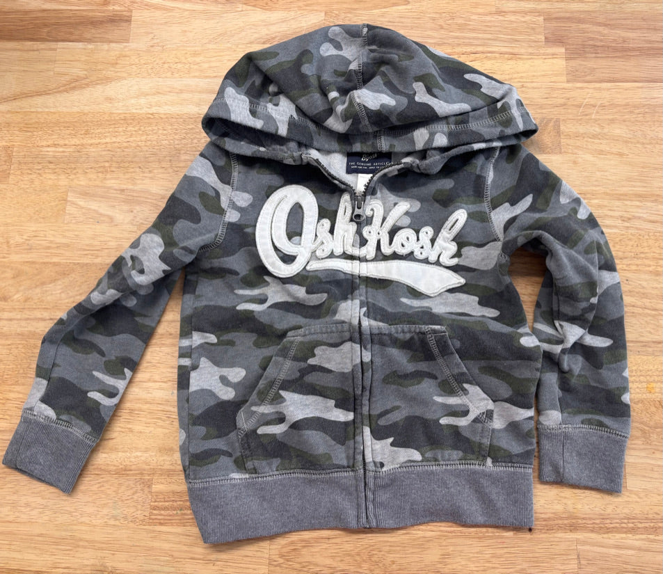 OshKosh Zip-Up Hoodie – Size 4/5