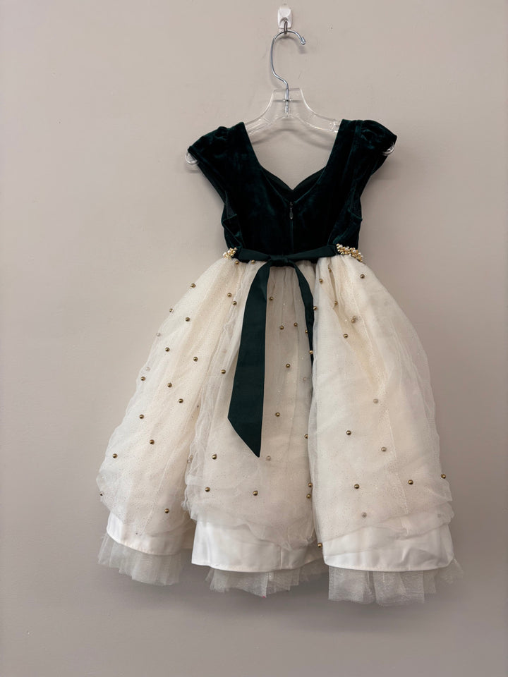 American Princess Dress – Green Size 5 imperfect