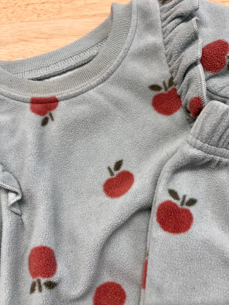 Carters Child of Mine 3–6M Fleece Set – moderate wear