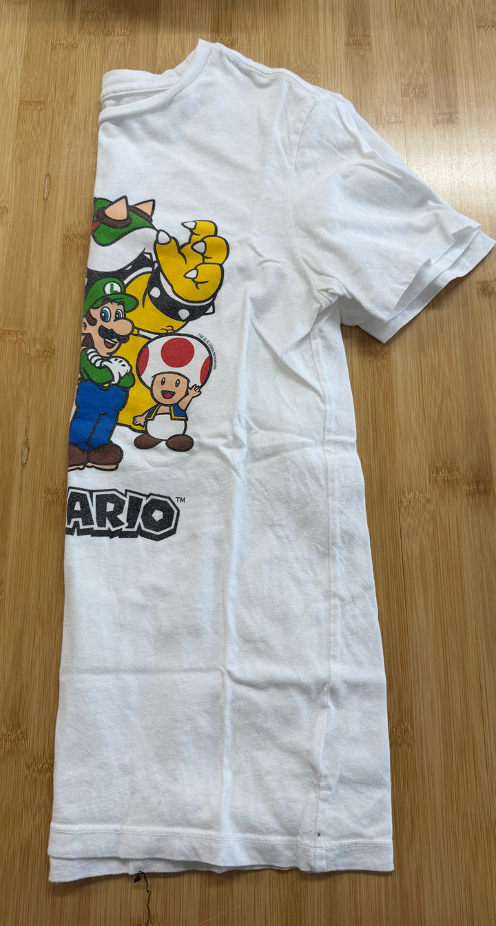 Old Navy Mario Graphic T-Shirt – XL (14–16) | White | Play
