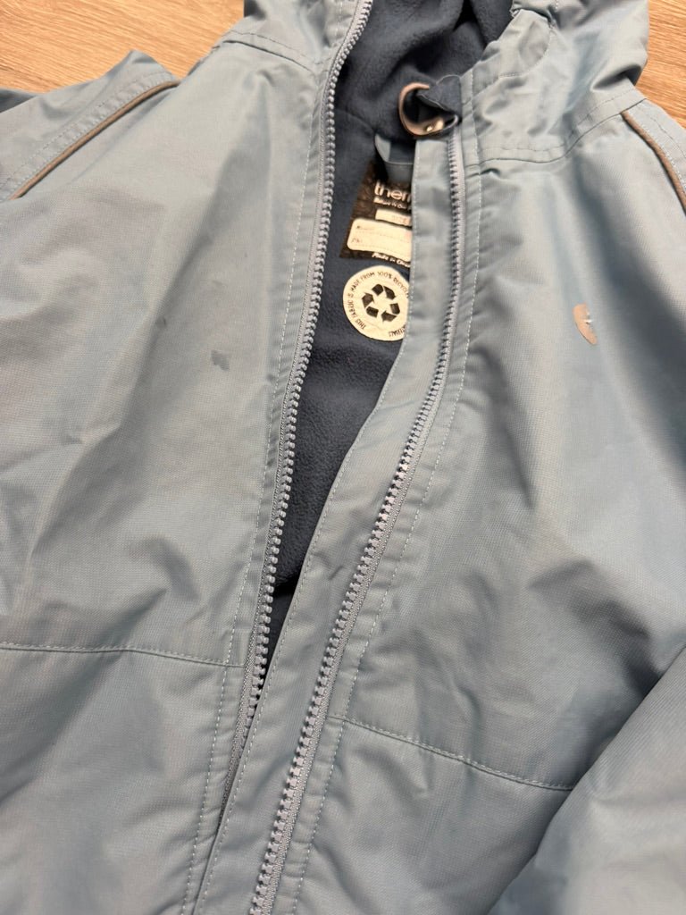 Therm Fleece Lined Rain Jacket – 8 | Blue - Nest and Sprout-Consignment