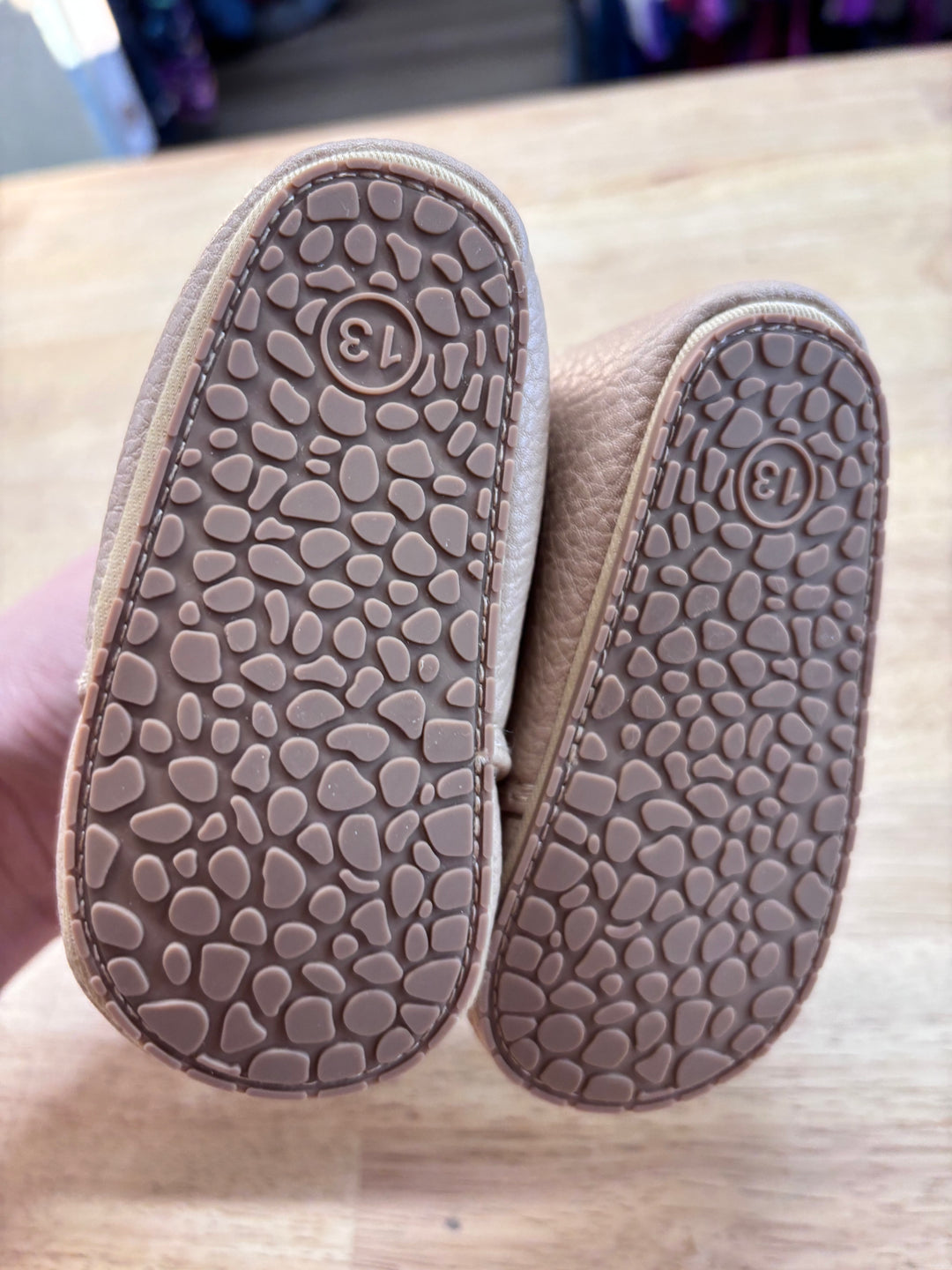 Soft Rubber-Sole Moccasins 13cm (NWT)