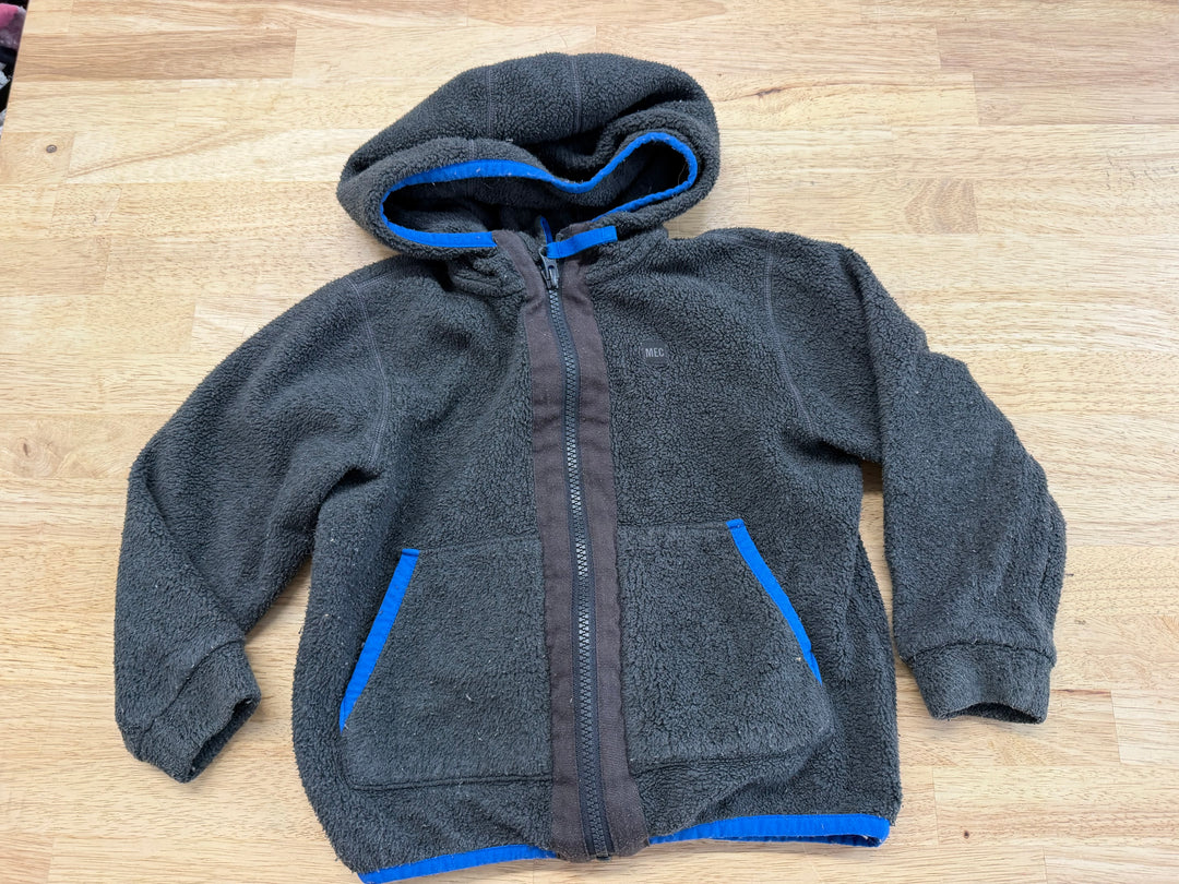 MEC Hooded Fleece Sweater – 4 | Charcoal | Play