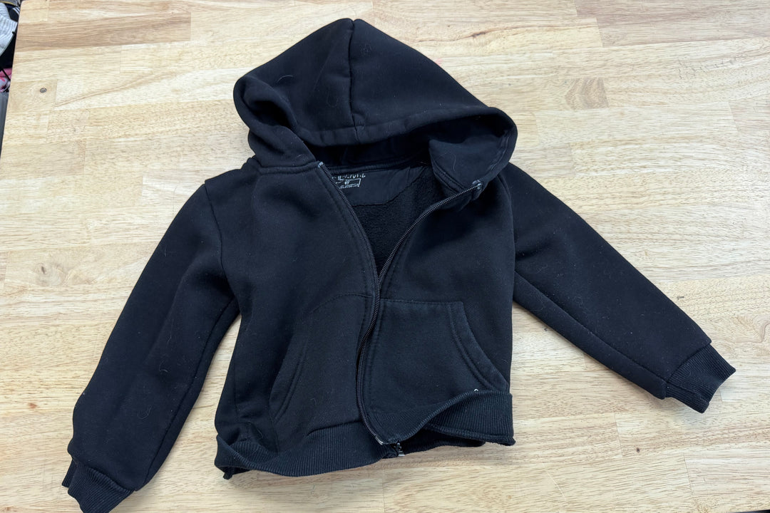 Helm Zip Up Sweatshirt – 4T | Black