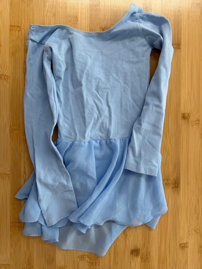 Arcshnier Long Sleeve Ballet Leotard – 130cm (7–8Y) | Light Blue - Nest and Sprout-Consignment