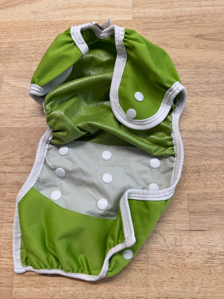Bummis Diaper Wrap – One Size | Green Made in Canada - Nest and Sprout - Consignment