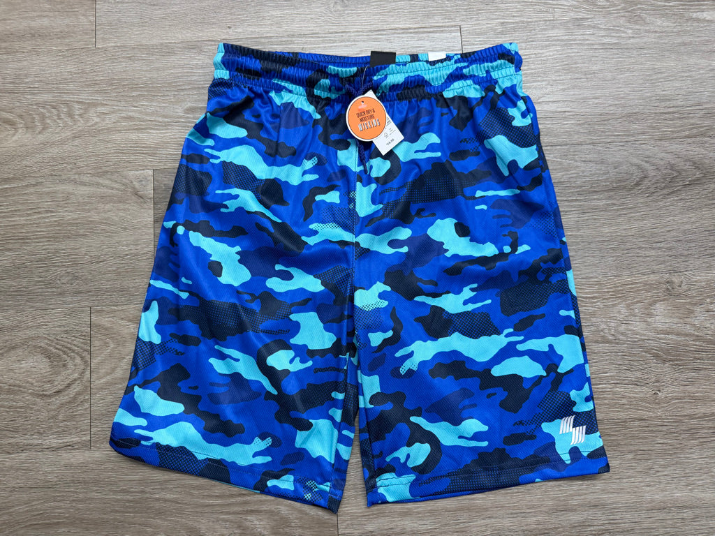 The Children's Place Sport Shorts – XL (14) | Blue Camo | NWT