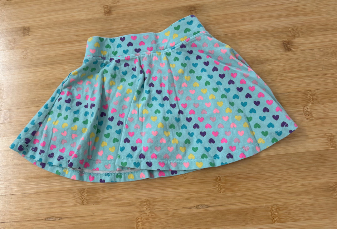 The Children's Place Heart Skort –4 | Light Blue