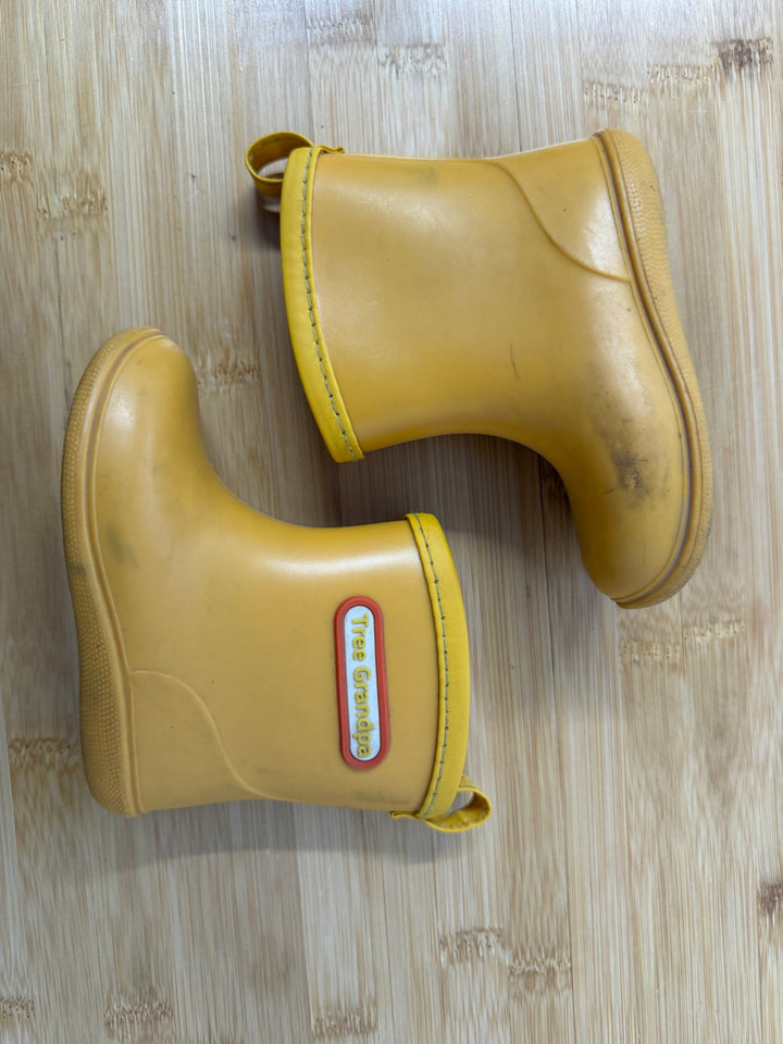 Tree Grandpa Yellow Rubber Ankle Boots – 13cm