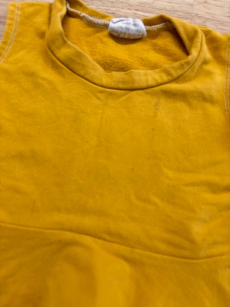 Bear & Roo 18–24M Peplum Top – Yellow imperfect - Nest and Sprout - Consignment
