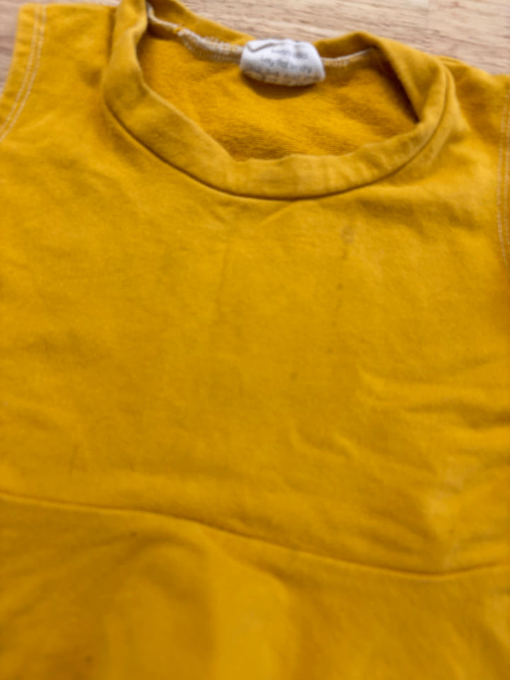 Bear & Roo 18–24M Peplum Top – Yellow imperfect