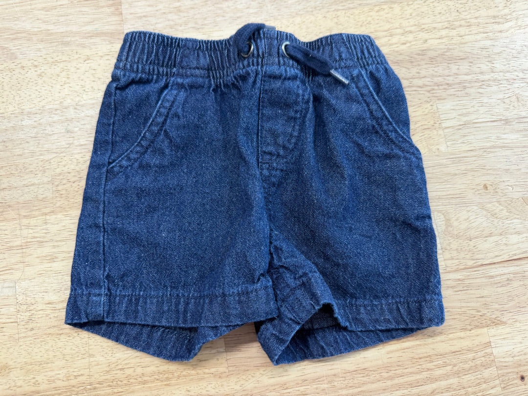 George Denim Shorts – 3–6M