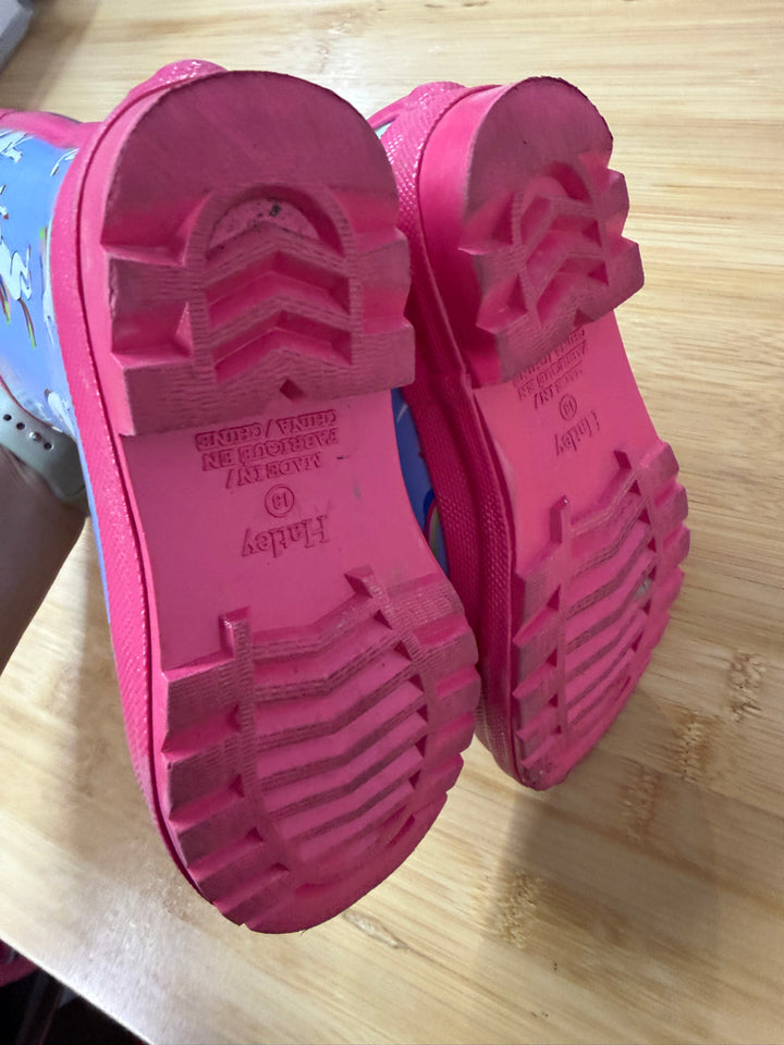 Hatley Unicorn Rain Boots – 13 (EU 31) | Lilac & Pink