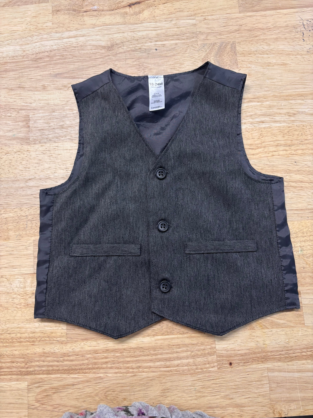 George Vest – Charcoal – 18-24M