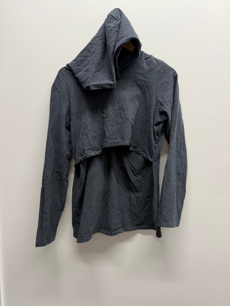Momzelle Nursing Hoodie – XL | Charcoal - Nest and Sprout - Consignment