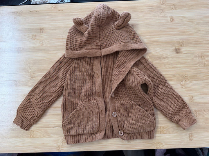 Jamie Kay Button-Up Knit Sweater – 2Y | Caramel