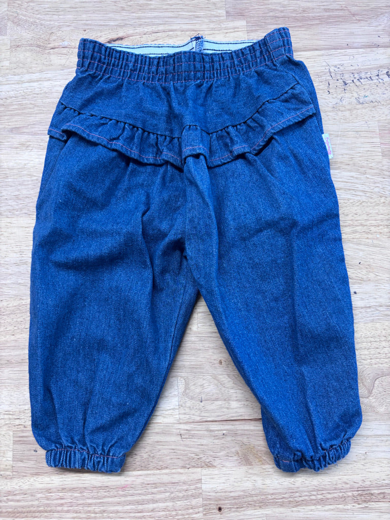 Kuzzins 12M Elastic Waist Denim Pants