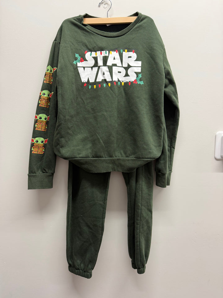 Star Wars Christmas Two-Piece Jogger Set – M | Adult Sweatpants & Sweatshirt | Holiday