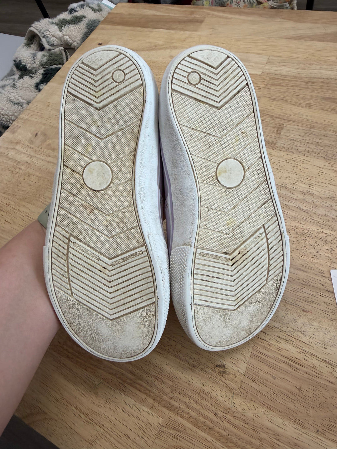 Shimmer Canvas Sneakers – Junior 3 | Purple