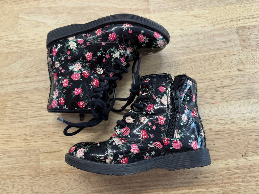 The Children’s Place Rose Print Ankle Boots | Size 9 - Nest and Sprout - Consignment