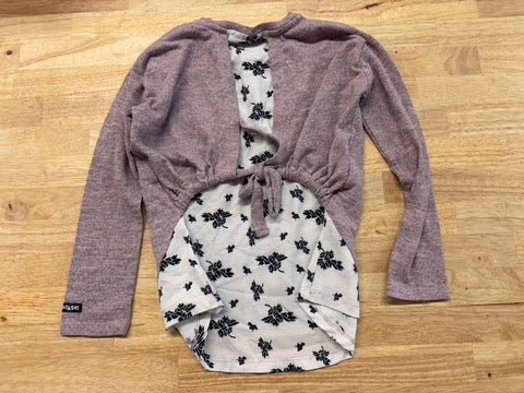 Romy & Aksel Tie - Back Long Sleeve Top - Nest and Sprout - Consignment