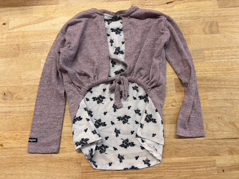 Romy & Aksel Tie-Back Long Sleeve Top