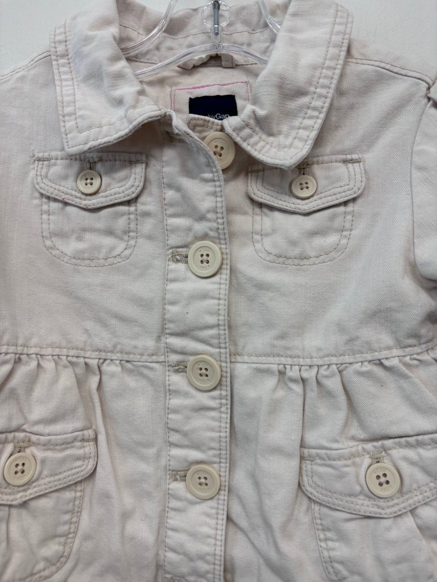 Gap Cream Lightweight Jacket (12 - 18 Months) - Nest and Sprout - Consignment