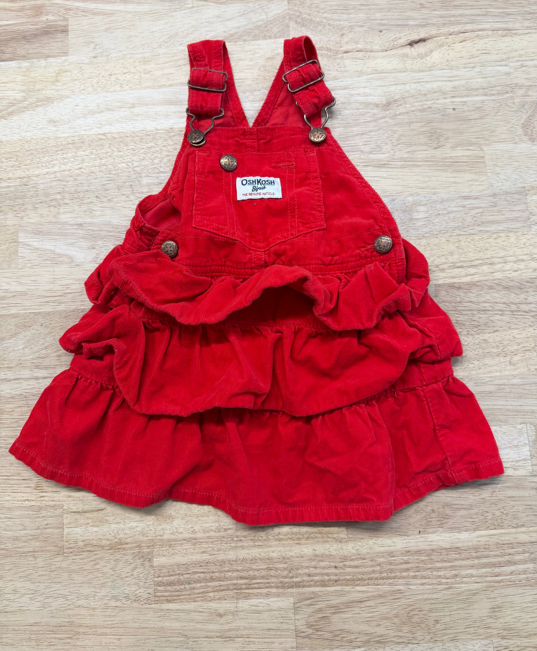 OshKosh Corduroy Jumper Dress – 24M | Red Ruffles