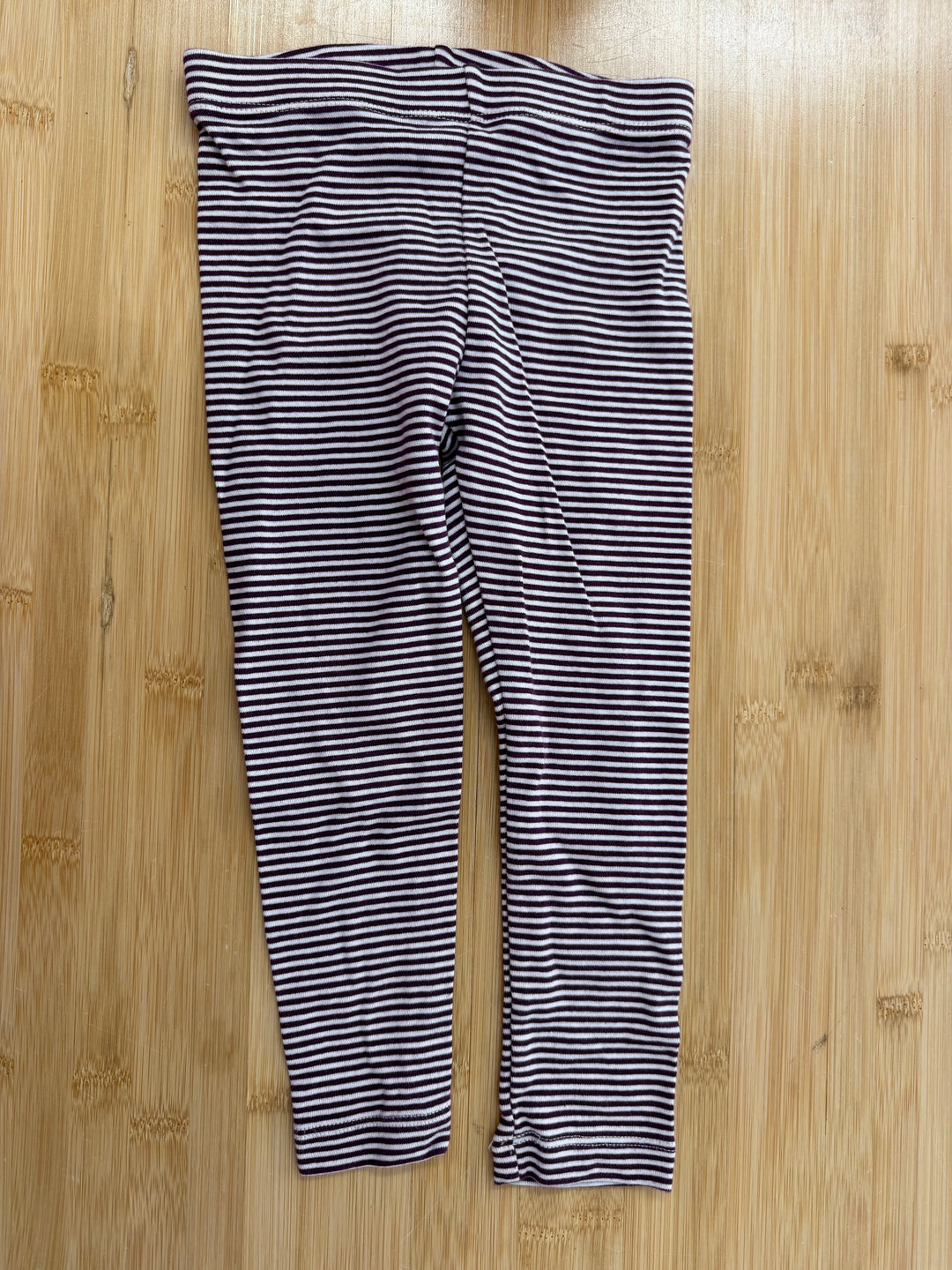 Tea Collection striped Eggplant Purple Legging – 3