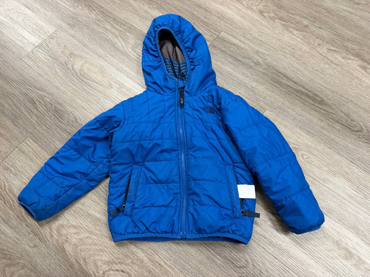 The North Face Reversible Puffer Jacket – 4T | Blue Polyester Fill - Nest and Sprout-Consignment