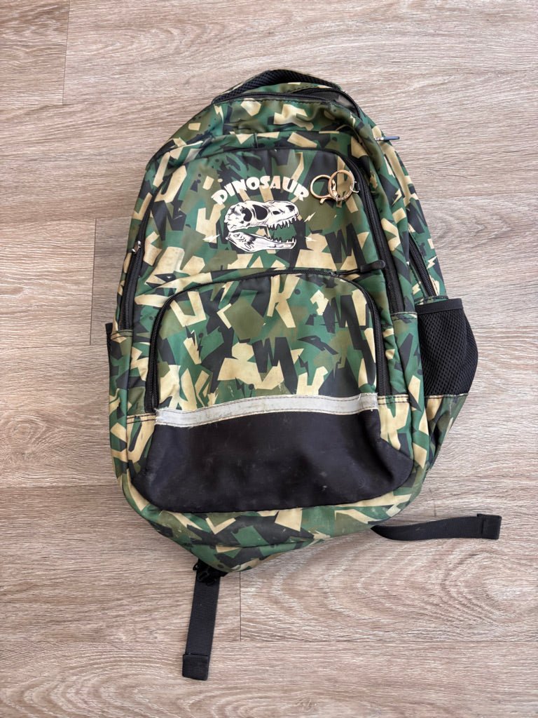 Dinosaur Camo Backpack - Nest and Sprout - Consignment