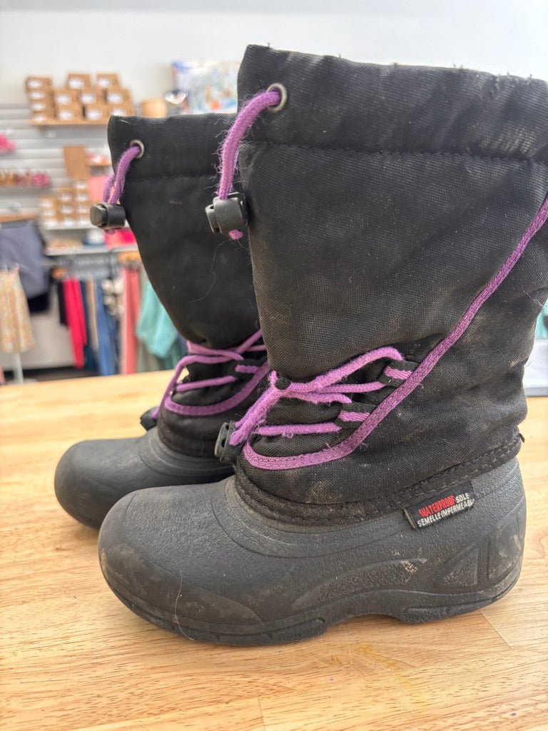 Unknown Size 11 Black & Purple Snowboots - Nest and Sprout - Consignment