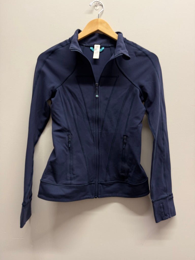 Ivivva Athletic Zip-Up Jacket – 14 | Navy - Nest and Sprout-Consignment