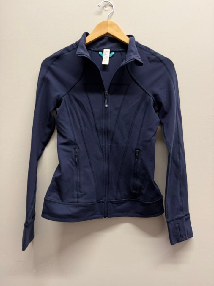 Ivivva Athletic Zip-Up Jacket – 14 | Navy - Nest and Sprout-Consignment
